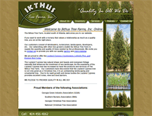 Tablet Screenshot of ikthustreefarm.com